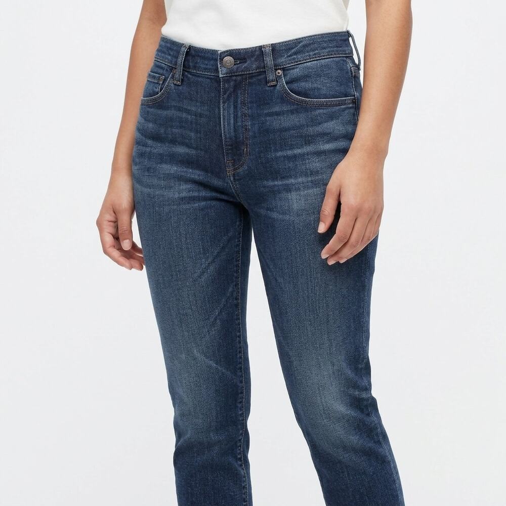 UNIQLO Blue Stretch Walking Jeans Women Size 10